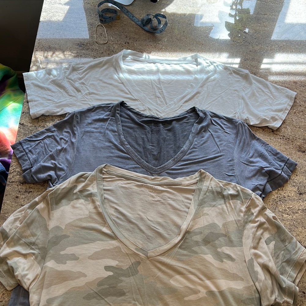 American Eagle Soft & Sexy V Neck shirts